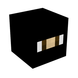 Black skin: head render