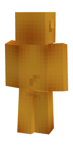 Brown skin: body, back render