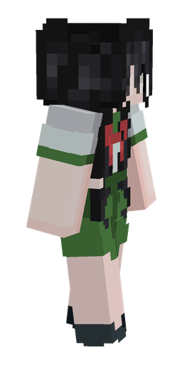 Black skin: body, right side render