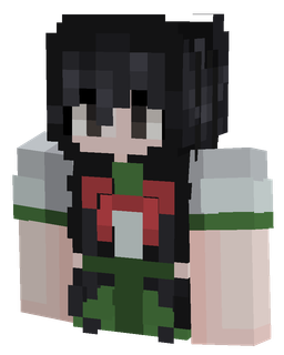 Black skin: bust render