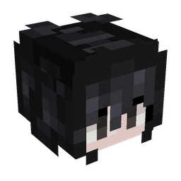 Black skin: head render