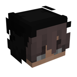 Black skin: head render