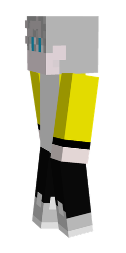Black skin: body, left side render