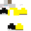 Black skin: raw texture render