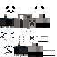Black skin: raw texture render