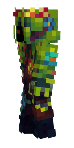 Black skin: body, left side render