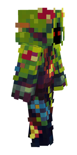 Black skin: body, right side render