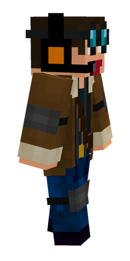 Black skin: body, right side render