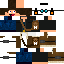 Black skin: raw texture render