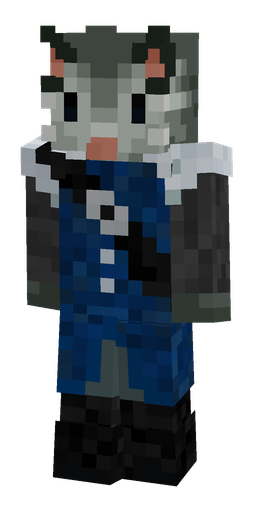 Black skin: body, front render