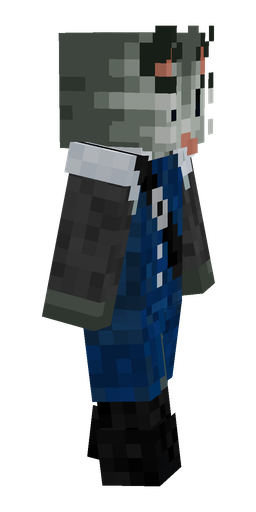 Black skin: body, right side render
