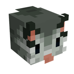Black skin: head render