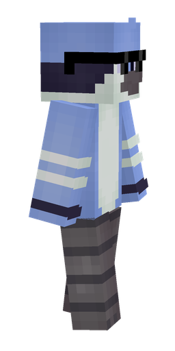 Black skin: body, right side render