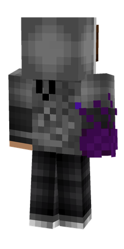 Black skin: body, back render