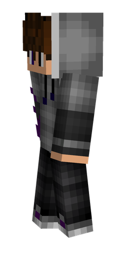 Black skin: body, left side render