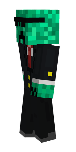 Black skin: body, left side render