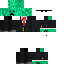 Black skin: raw texture render