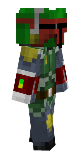 Blue skin: body, right side render