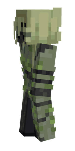 Black skin: body, left side render
