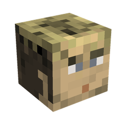Black skin: head render