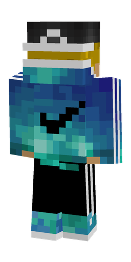 Black skin: body, back render
