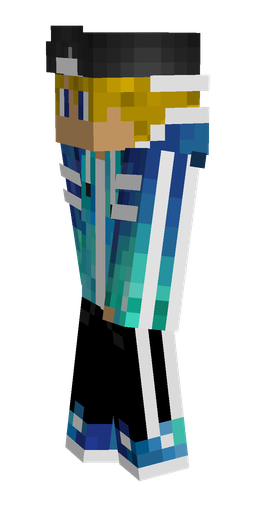 Black skin: body, left side render