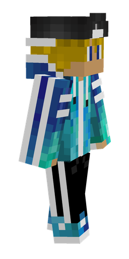 Black skin: body, right side render