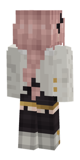 Black skin: body, back render