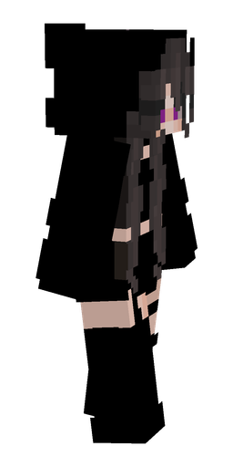 Black skin: body, right side render