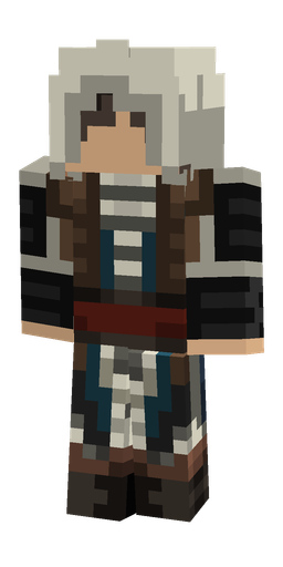 Black skin: body, front render