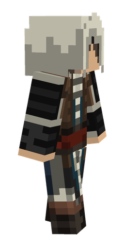 Black skin: body, right side render