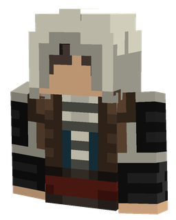 Black skin: bust render