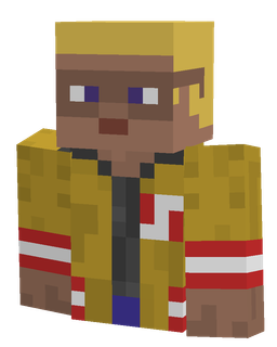 Blue skin: bust render