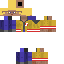 Blue skin: raw texture render