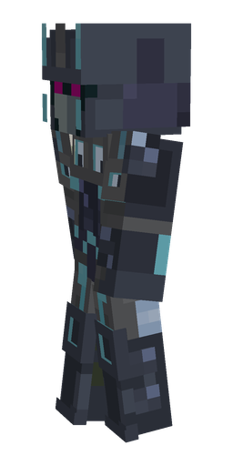 Black skin: body, left side render