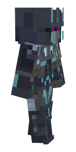 Black skin: body, right side render