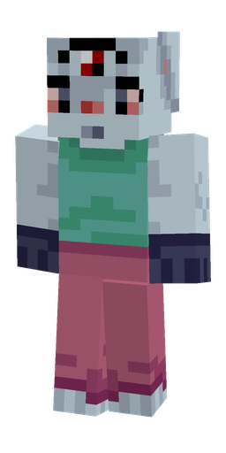 Blue skin: body, front render