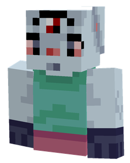 Blue skin: bust render