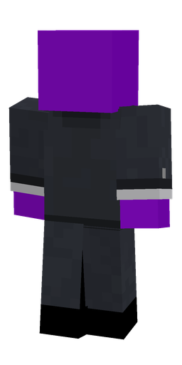 Black skin: body, back render