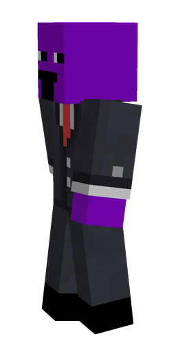 Black skin: body, left side render