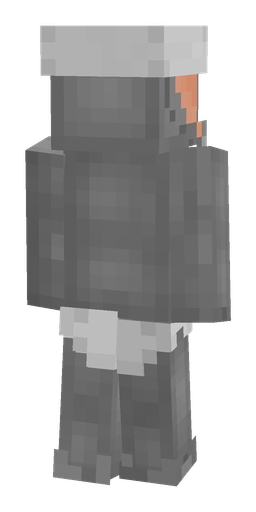 Dark skin: body, back render