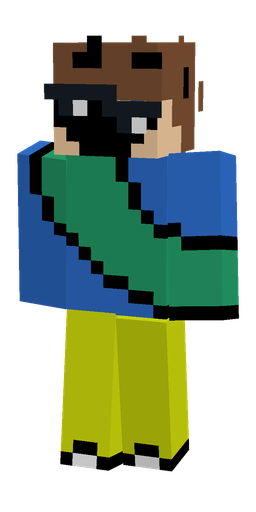 Blue skin: body, front render