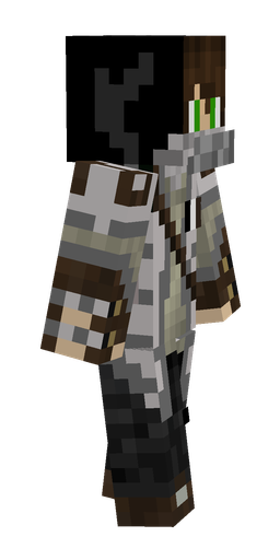 Black skin: body, right side render