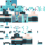 Blue skin: raw texture render