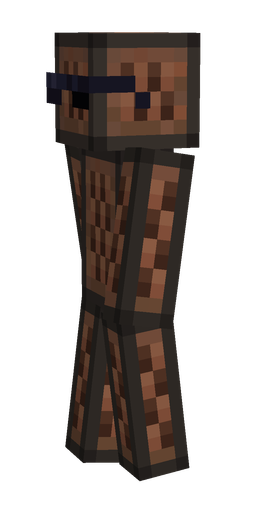 Black skin: body, left side render