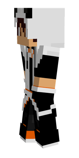 Black skin: body, left side render