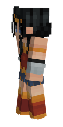 Black skin: body, left side render