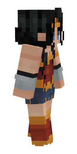 Black skin: body, right side render