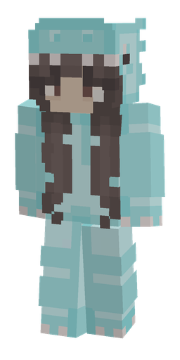 Blue skin: body, front render