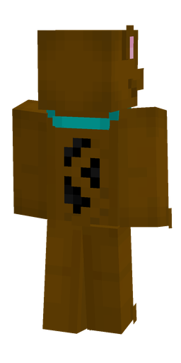 Brown skin: body, back render
